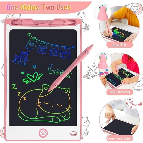 LCD Writing Tablet for Kids Toys for Girls Boys Drawing Pad - Picture 5 of 7
